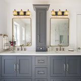 Dimmable Square Bathroom Crystal Vanity Light Wall Sconces