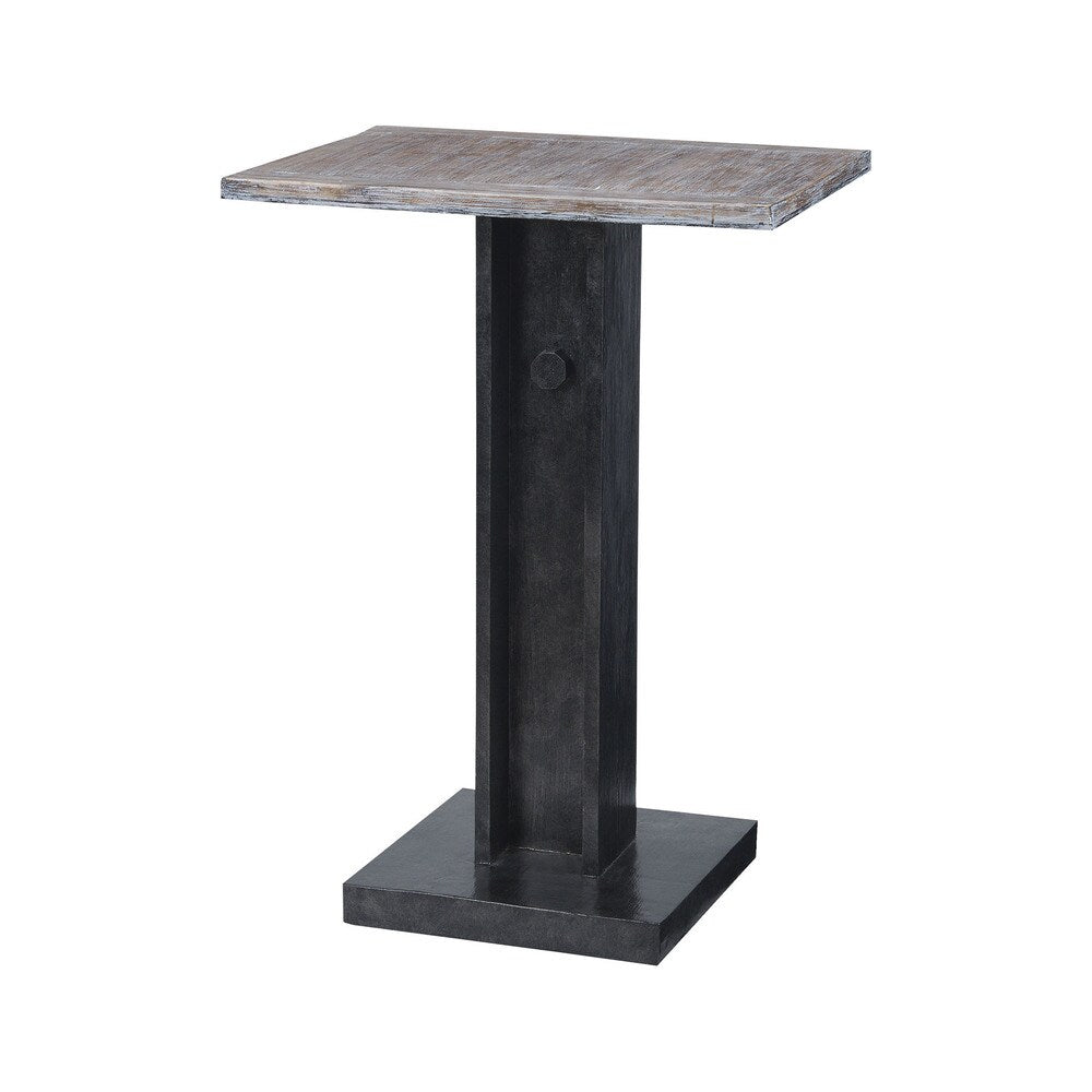 Dimond Home Bistro Accent Table With Natural Wood Top