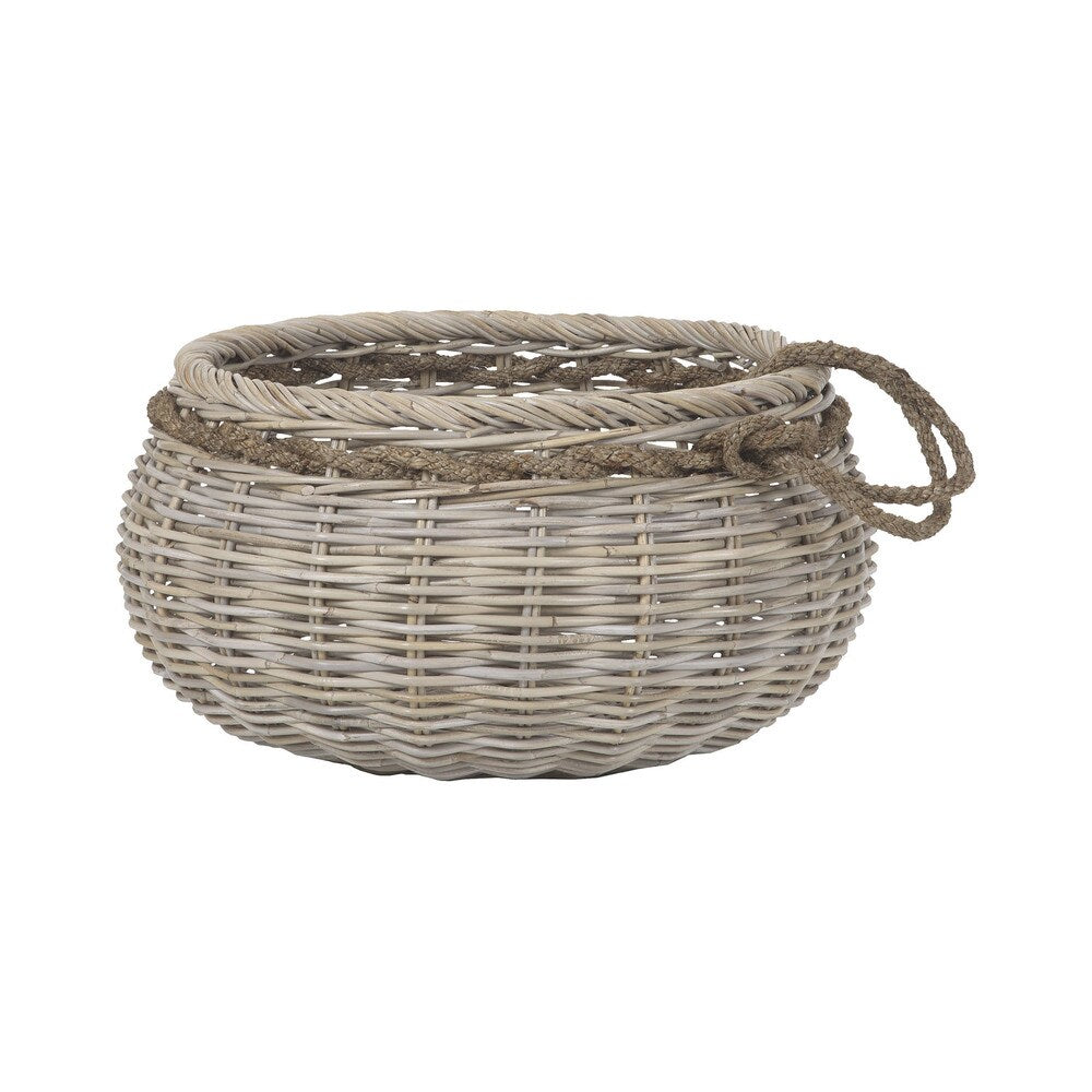 Dimond Home Sumbawa Natural Rattan Basket - Large