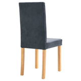 Dining Chairs 2 pcs Gray Faux Leather