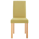 Dining Chairs 2 pcs Green Fabric