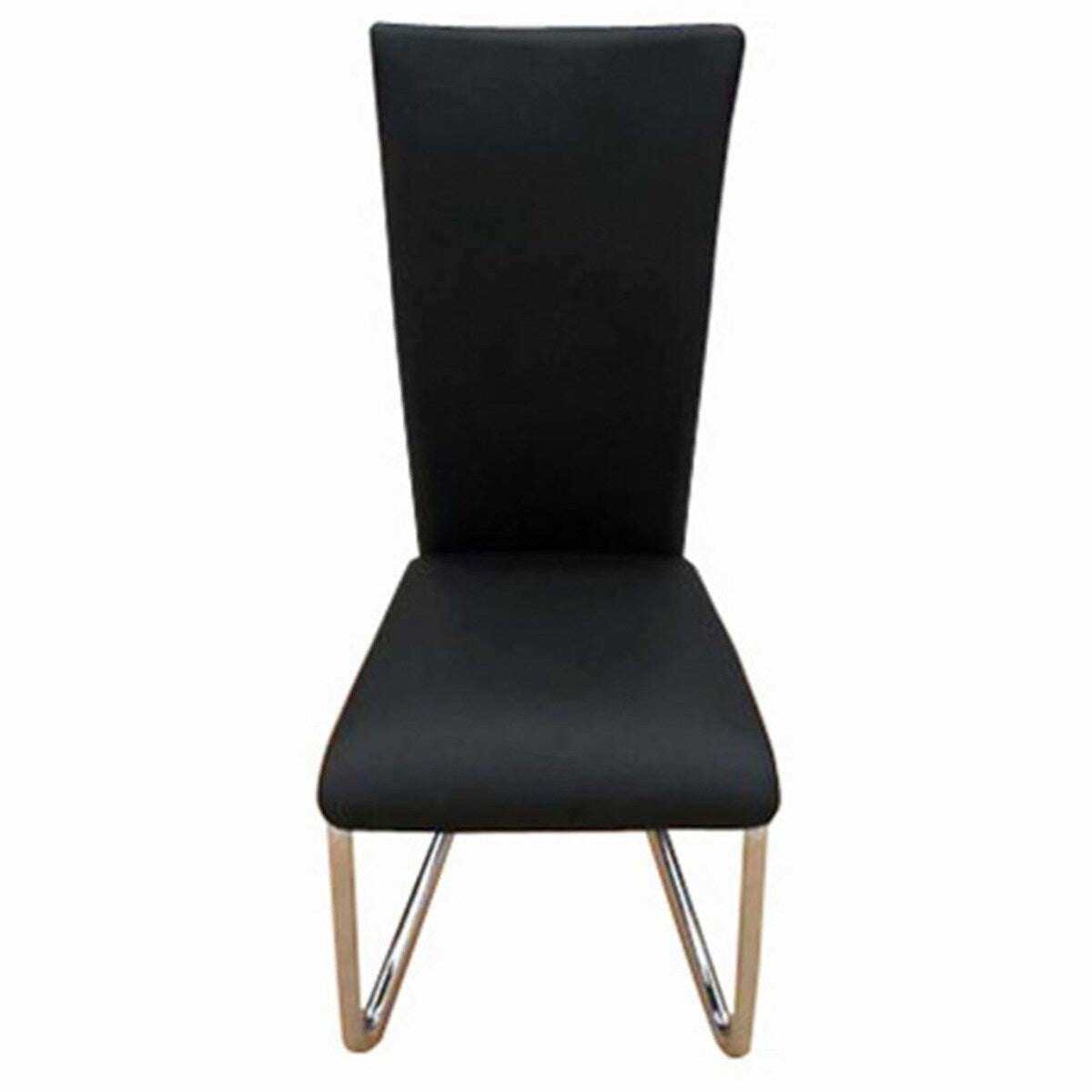 Dining Chairs 4 pcs Black Faux Leather