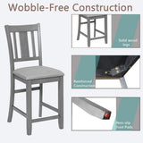 Dining Room Furniture Counter Height Chairs Set of 4, Kitchen Chair with Padded Seat, Upholstered Side Chair for Dining Room