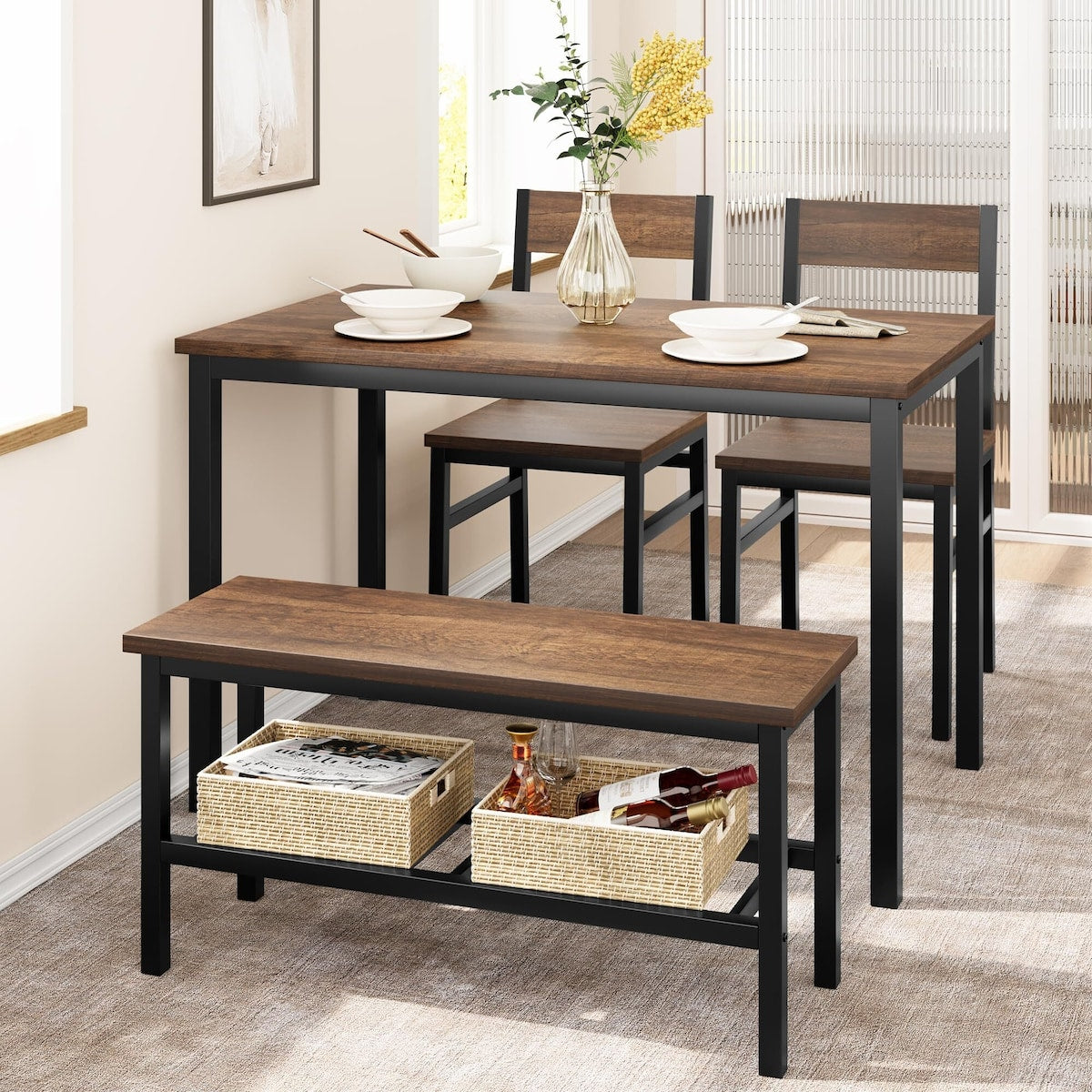 Dining Table Set for 4