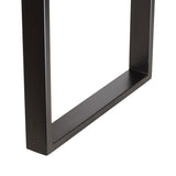 Dining Table for Dining Room, Home Office, Living Room Furniture, Easy Assembly,Black + Natural