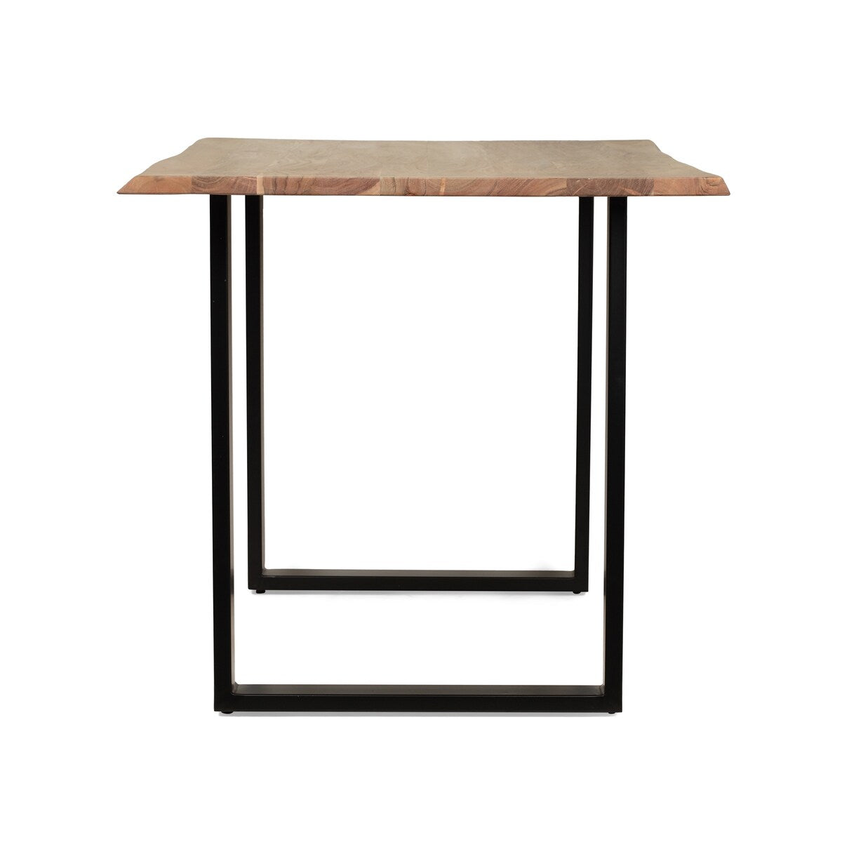 Dining Table for Dining Room, Home Office, Living Room Furniture, Easy Assembly,Black + Natural