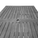 Dining Table with Curved Legs - 59" W x 31" D x 29" H