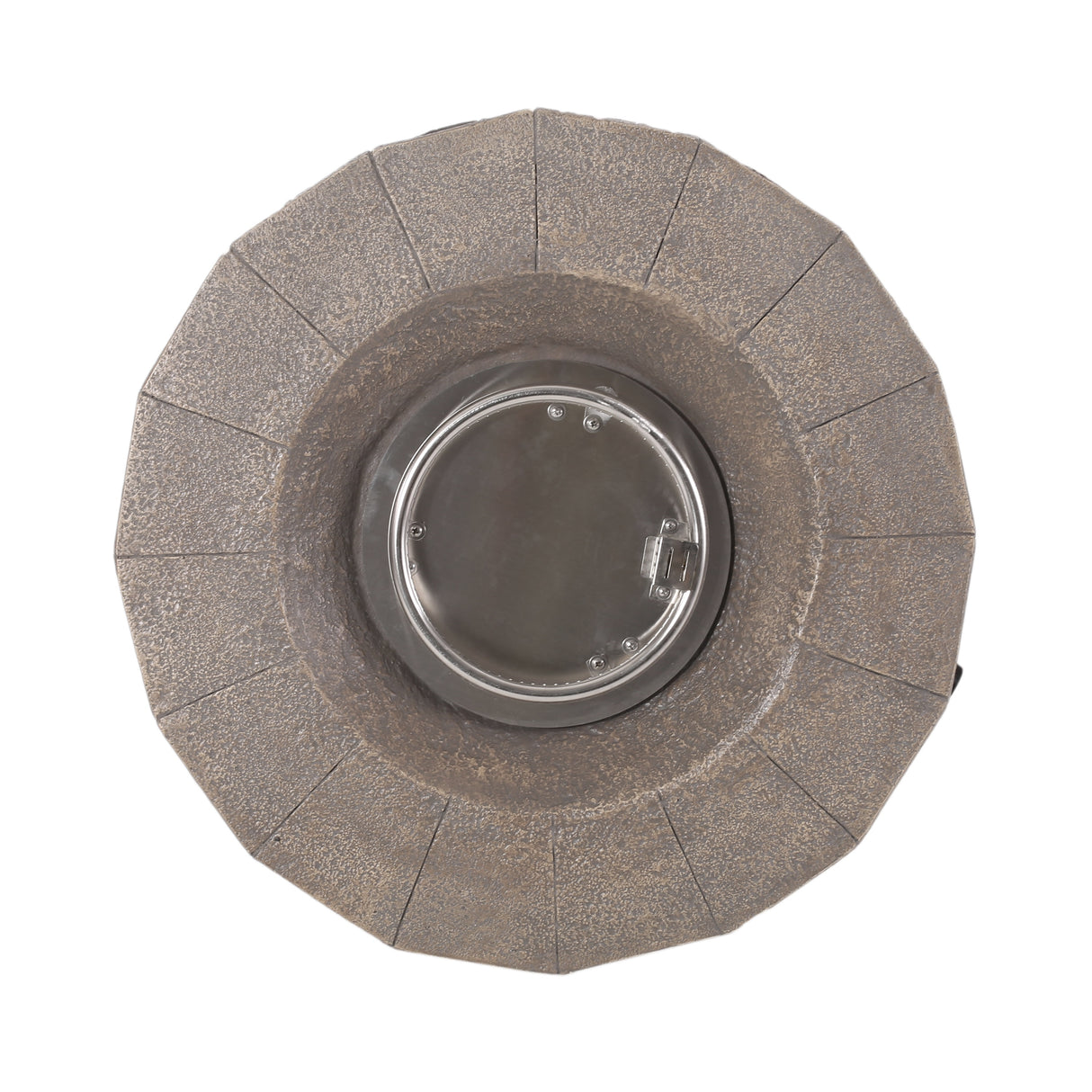 Dino Outdoor Lightweight Concrete Circular Fire Pit by Christopher Knight Home