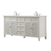 Direct Vanity Sink 70 inch Shutter Double Vanity Sink Cabinet