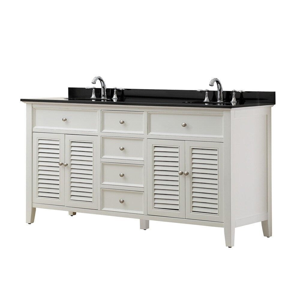 Direct Vanity Sink 70 inch Shutter Double Vanity Sink Cabinet