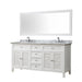 Direct Vanity Sink 70 inch Shutter Double Vanity Sink Cabinet