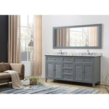Direct Vanity Sink 70 inch Shutter Double Vanity Sink Cabinet