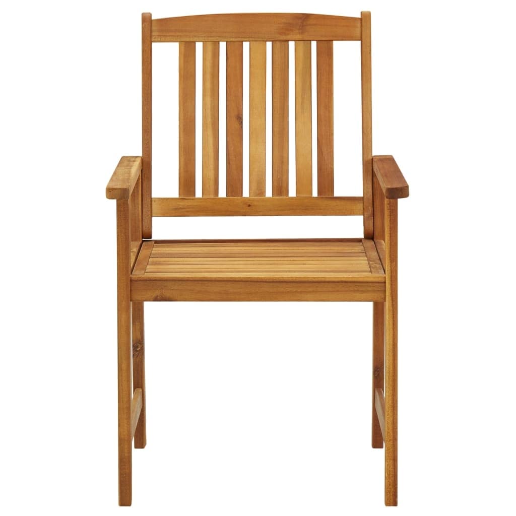 Director's Chairs with Cushions 2 pcs Solid Acacia Wood