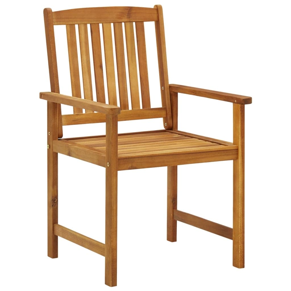 Director's Chairs with Cushions 2 pcs Solid Acacia Wood