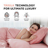 Discover NIGHT Trisilk Pillowcase - Luxury Mulberry Silk Pillow Covers for Skin and Hair