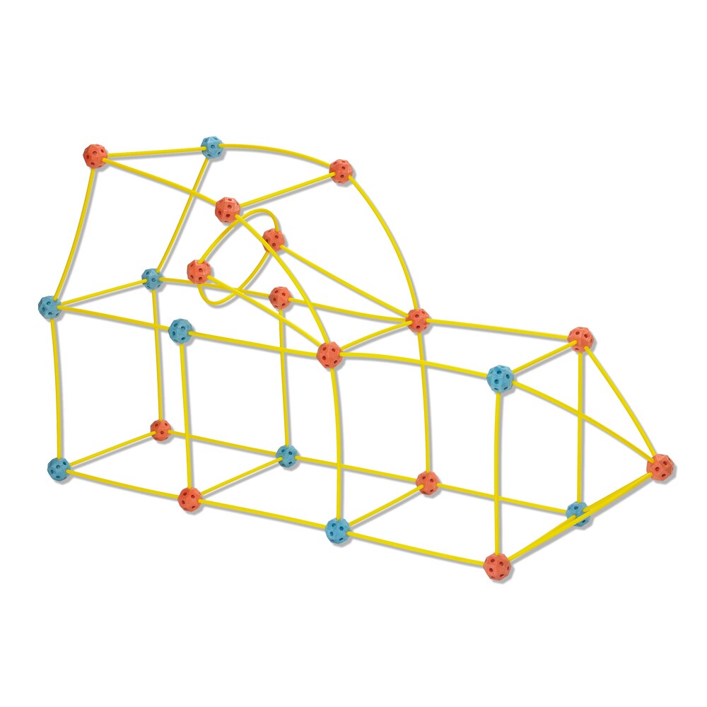 Discovery Kids 69-piece Flexible Construction Fort