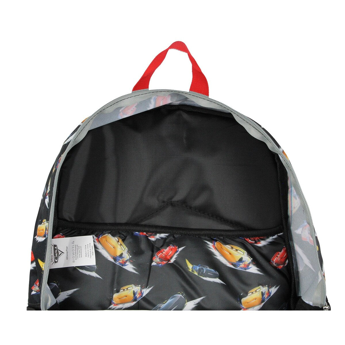 Disney Cars 95 Lightning McQueen 17" School Backpack Travel Laptop Bookbag - One Size
