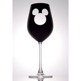 Disney Luxury Mickey Mouse Stemmed White Wine Glass - 16 oz - Set of 2 - 16 oz