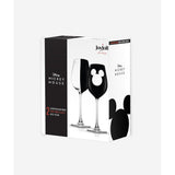 Disney Luxury Mickey Mouse Stemmed White Wine Glass - 16 oz - Set of 2 - 16 oz