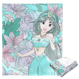 Disney Princesses Foral Fantasy Jasmine Silk Touch Throw Blanket