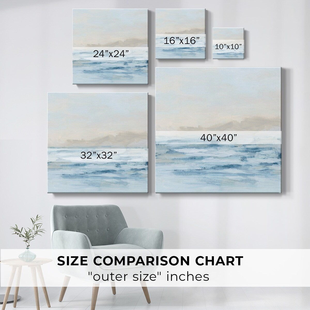 Distant Tides I-Gallery Wrapped Canvas