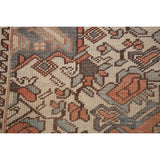 Distressed Bakhtiari Persian Vintage Area Rug Hand-Knotted Wool Carpet - 4'5" x 6'9"