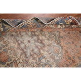 Distressed Bakhtiari Persian Vintage Area Rug Hand-Knotted Wool Carpet - 4'5" x 6'9"