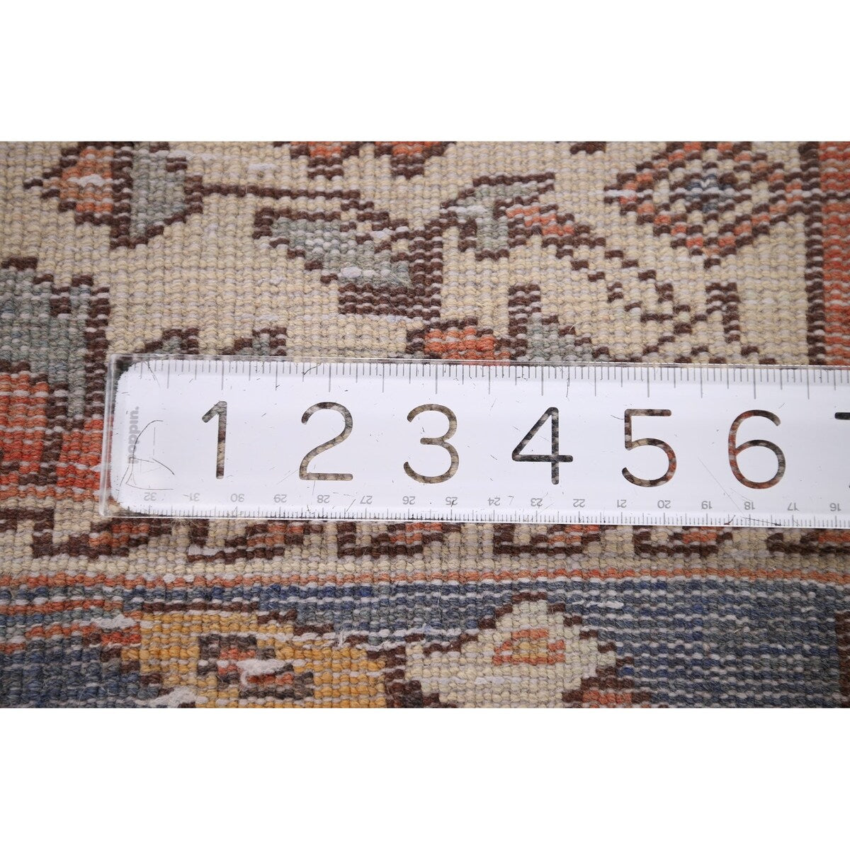 Distressed Bakhtiari Persian Vintage Area Rug Hand-Knotted Wool Carpet - 4'5" x 6'9"