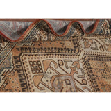 Distressed Bakhtiari Persian Vintage Area Rug Handmade Wool Carpet - 5'2" x 9'11"