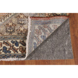 Distressed Bakhtiari Persian Vintage Area Rug Handmade Wool Carpet - 5'2" x 9'11"