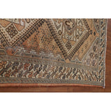 Distressed Bakhtiari Persian Vintage Area Rug Handmade Wool Carpet - 5'2" x 9'11"