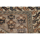 Distressed Bakhtiari Persian Vintage Area Rug Handmade Wool Carpet - 5'2" x 9'11"