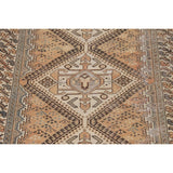 Distressed Bakhtiari Persian Vintage Area Rug Handmade Wool Carpet - 5'2" x 9'11"
