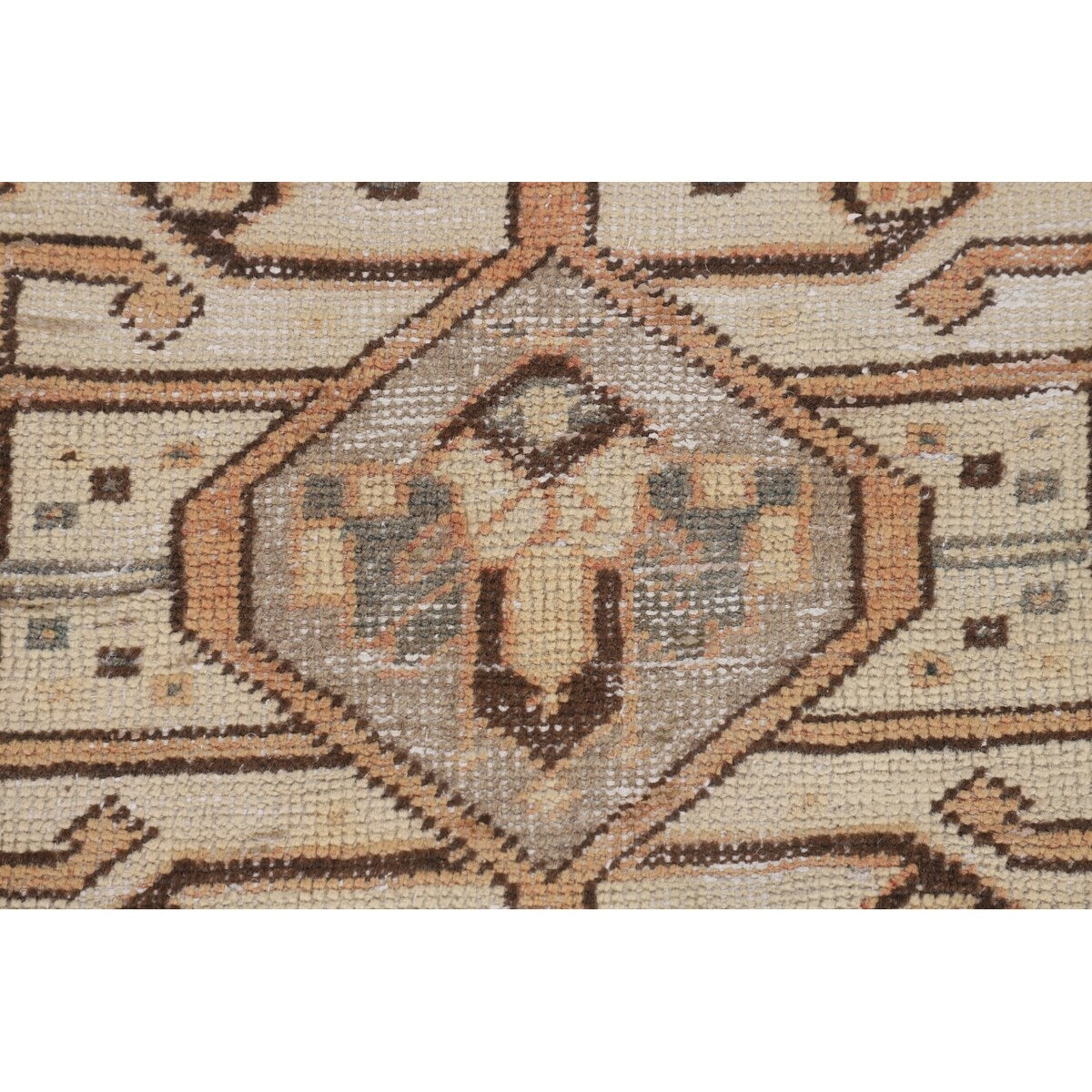 Distressed Bakhtiari Persian Vintage Area Rug Handmade Wool Carpet - 5'2" x 9'11"