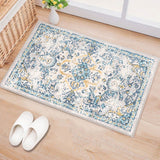 The Curated Nomad Sunset Blue Distressed Bohemian Rug
