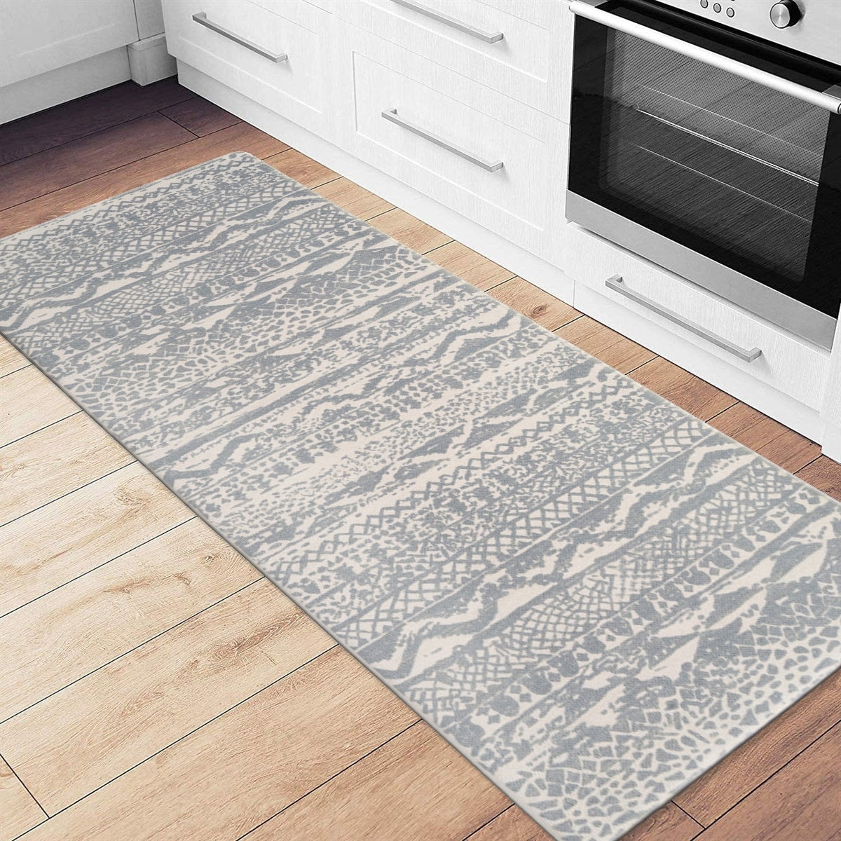 World Rug Gallery Distressed Boho Anti Fatigue Standing Mat