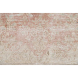 Distressed Muted Floral Kerman Persian Area Rug Wool Handmade Carpet - 9'6" x 11'9"