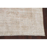 Distressed Muted Floral Kerman Persian Area Rug Wool Handmade Carpet - 9'6" x 11'9"