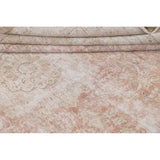 Distressed Muted Floral Kerman Persian Area Rug Wool Handmade Carpet - 9'6" x 11'9"