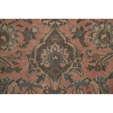 Distressed Over-Dyed Kashan Persian Antique Rug Handmade Wool Carpet - 9'5" x 12'2"