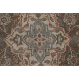Distressed Over-Dyed Kashan Persian Antique Rug Handmade Wool Carpet - 9'5" x 12'2"