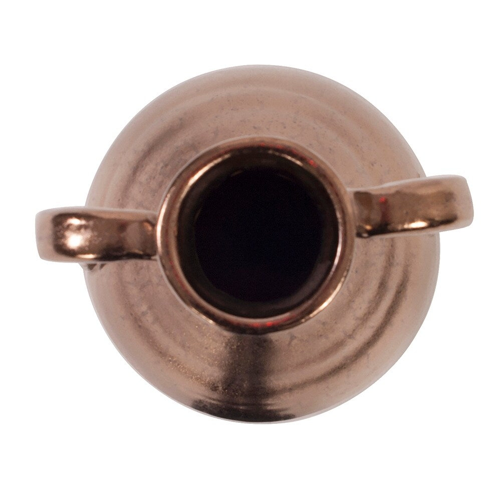 Distressed Pewter Handled Vessel, Small - 16H x 6W x 6D