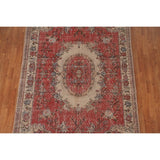 Distressed Sparta Turkish Vintage Rug Handmade Oriental Wool Carpet - 5'7" x 8'1"