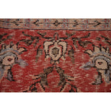 Distressed Sparta Turkish Vintage Rug Handmade Oriental Wool Carpet - 5'7" x 8'1"