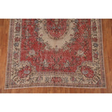 Distressed Sparta Turkish Vintage Rug Handmade Oriental Wool Carpet - 5'7" x 8'1"
