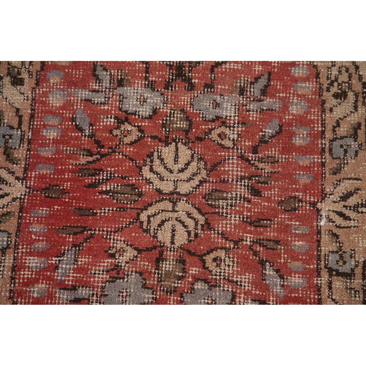 Distressed Sparta Turkish Vintage Rug Handmade Oriental Wool Carpet - 5'7" x 8'1"