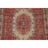 Distressed Sparta Turkish Vintage Rug Handmade Oriental Wool Carpet - 5'7" x 8'1"