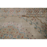 Distressed Tabriz Persian Area Rug Handmade Bedroom Wool Carpet - 9'4"x 12'5"