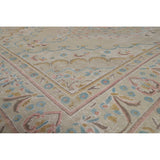 Distressed Tabriz Persian Area Rug Handmade Bedroom Wool Carpet - 9'4"x 12'5"