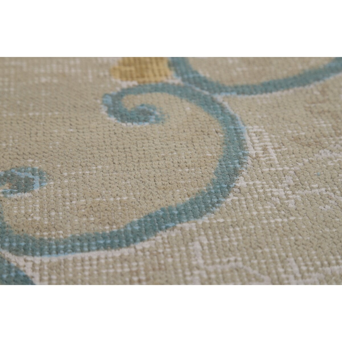 Distressed Tabriz Persian Area Rug Handmade Bedroom Wool Carpet - 9'4"x 12'5"